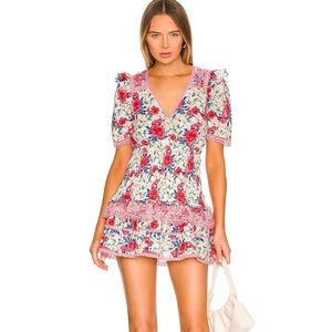 LoveShackFancy Floral Rena Dress NWT